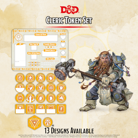 D&D: Cleric Token Set