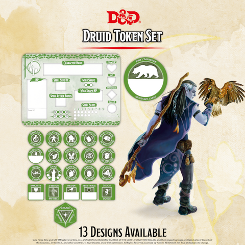 D&D: Druid Token Set