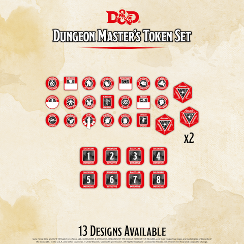 D&D: Dungeon Master Token Set