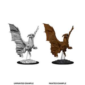 Young Copper Dragon: D&D Nolzur's Marvelous Unpainted Miniature