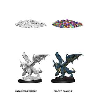 Blue Dragon Wyrmling : D&D Nolzur's Marvelous Unpainted Miniatures