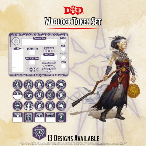 D&D: Warlock Token Set