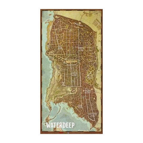 D&D: Waterdeep Vinyl Game Mat 20x 40