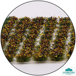 Mixed Flower 6mm Self Adhesive Static Grass Tufts x 100