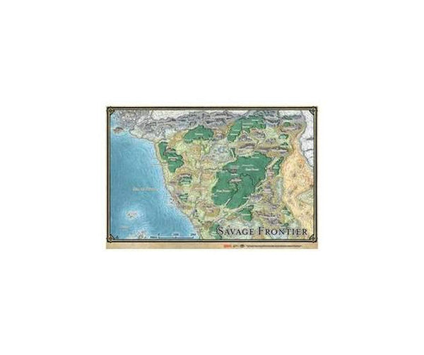 Savage Frontier Map 21 X 28 E Bizarre Gaming